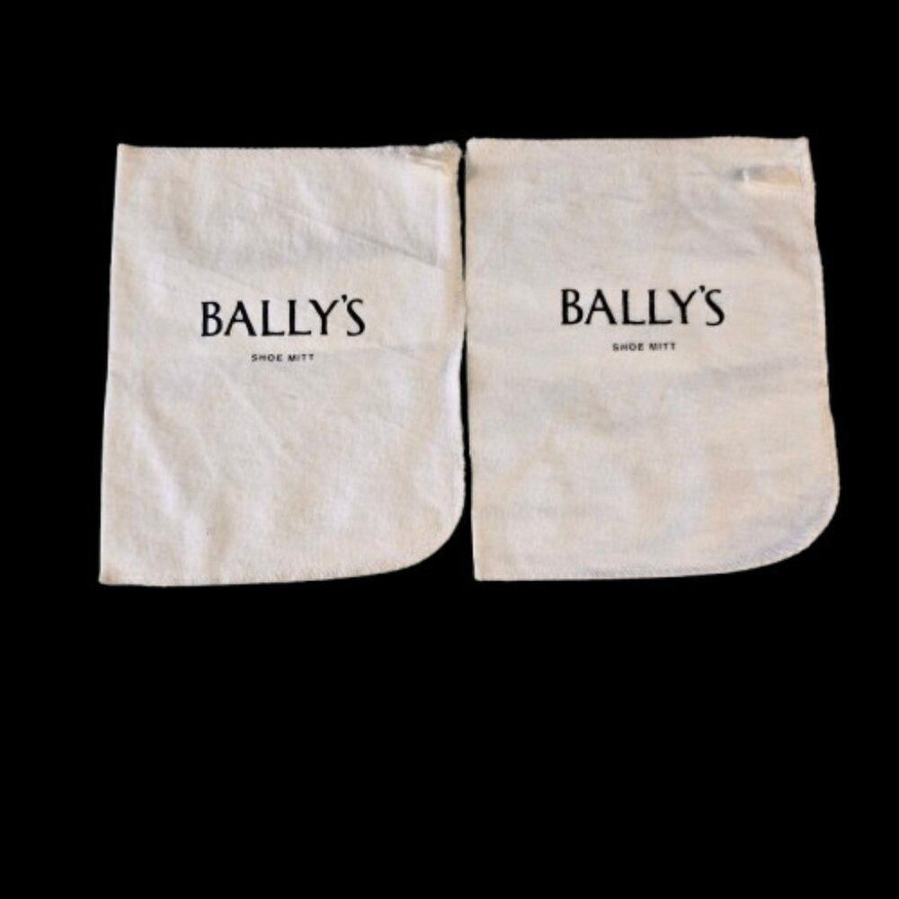 Vintage Bally's Casino 2 Shoe Mitts Las Vegas Strip Hotel Cloth Mitts